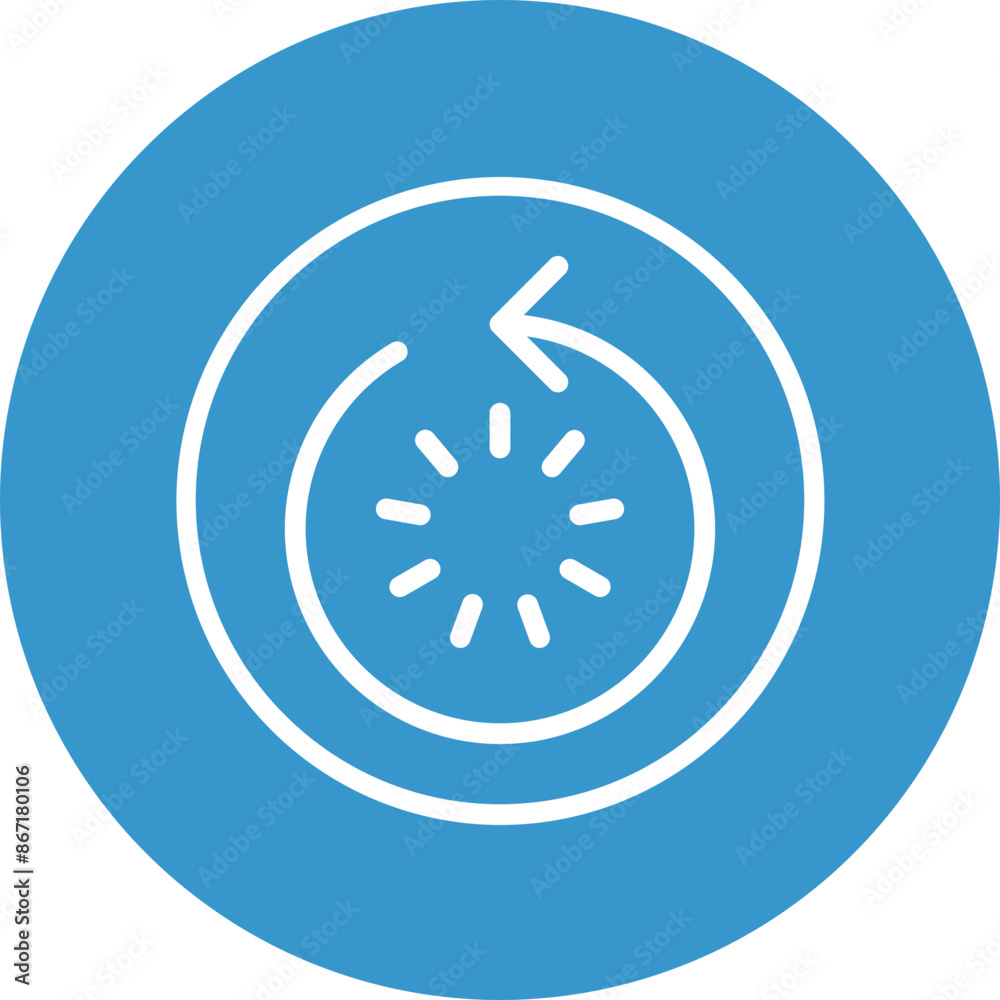 Restart Line White Circles Multicolors Restart Line White Circles Multicolors