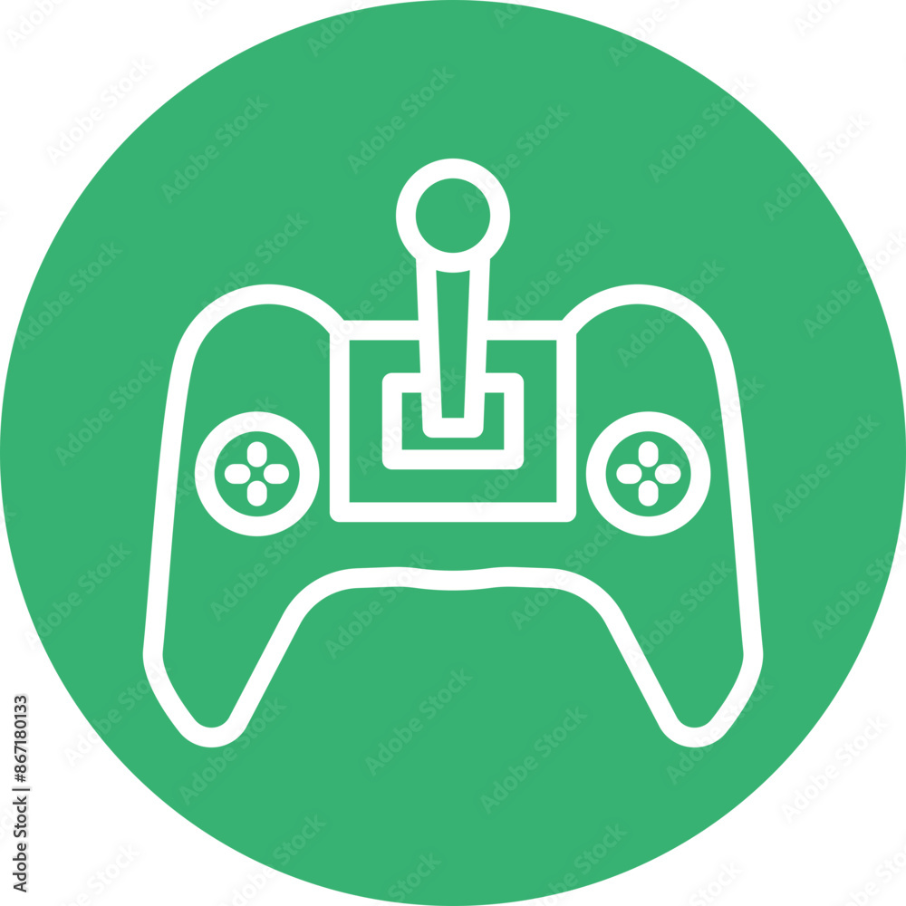 Controller Line White Circles Multicolors Controller Line White Circles Multicolors