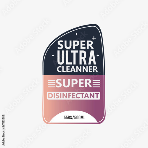 cleaning product label, super clean laundry detergent, Laundry detergent product  label  template. Best for label production, packaging and advertising design
