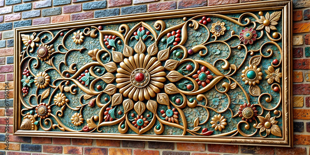 wall decor, oriental, wood carving, wall decor, oriental, wood carving,