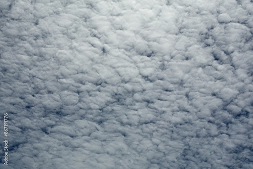 Canvastavla Blue sky with dense clouds