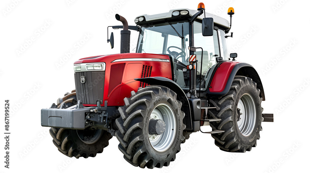 Obraz premium Realistic agricultural tractor