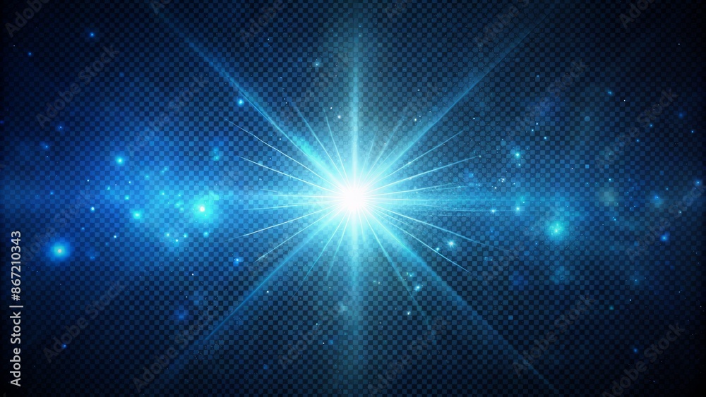 The image shows a bright star on a transparent background. The image shows a bright star on a transparent background.