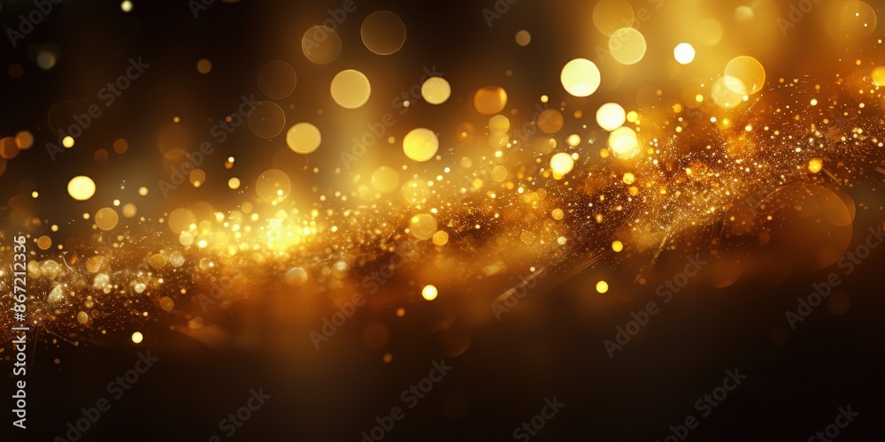 Golden Sparkle Abstract Background Golden Sparkle Abstract Background