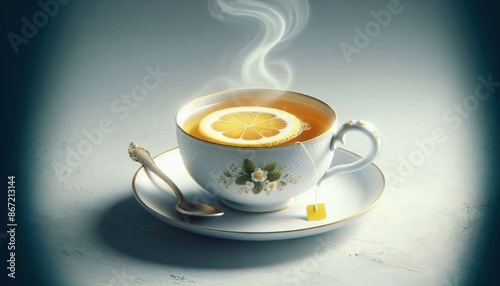 Tee in a beautiful cup
