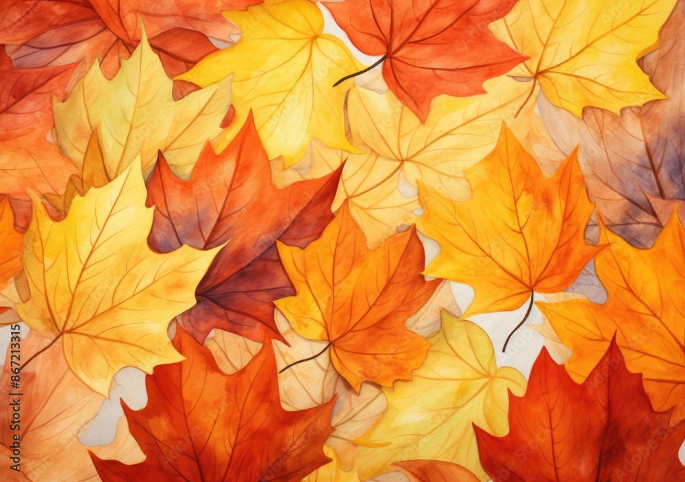 Autumn leaves on white background Autumn leaves on white background