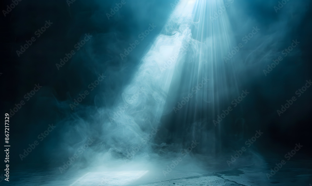 Abstract white smoke or steam swirls Abstract white smoke or steam swirls