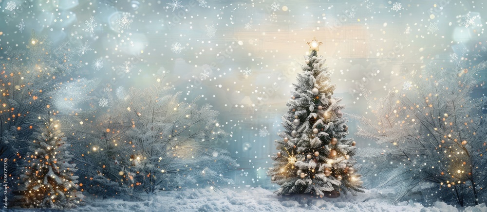 Festive tree backdrop Festive tree backdrop