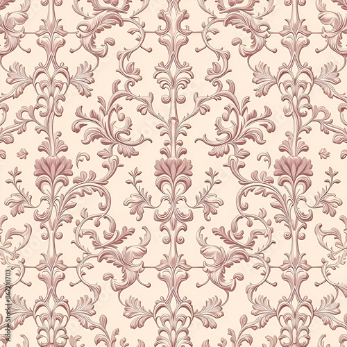 seamless damask pattern