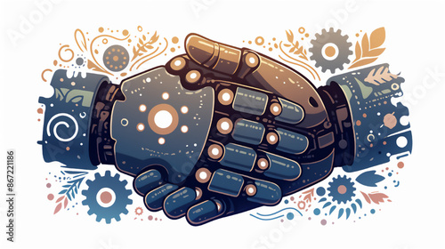 アンドロイドの握手