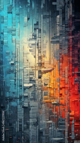 Concrete Material Structure Background - Generative AI