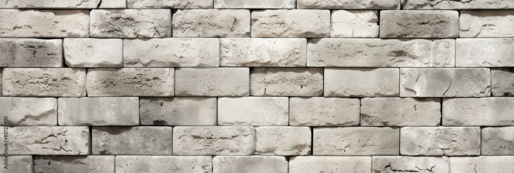 Obraz premium Brick Material Structure Background - Generative AI