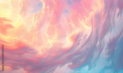 the vast sky and beautiful atmosphere