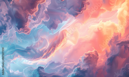 the vast sky and beautiful atmosphere