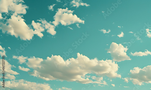 the vast sky and beautiful atmosphere