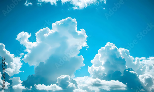 the vast sky and beautiful atmosphere