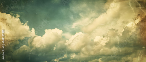 the vast sky and beautiful atmosphere