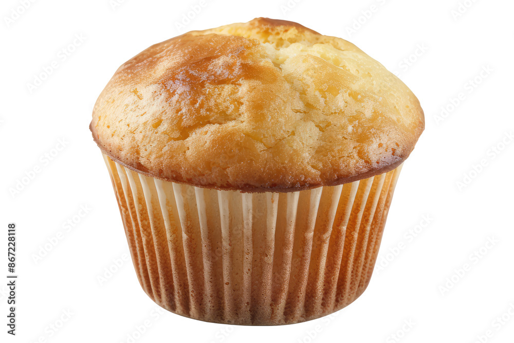 Simple white muffin isolated on transparent background Simple white muffin isolated on transparent background