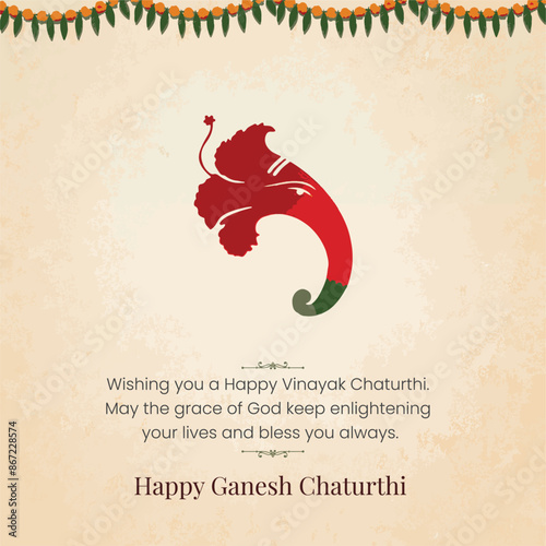 Happy Ganesh Chaturthi, Ganpati bappa morya, Ganesha festival photo