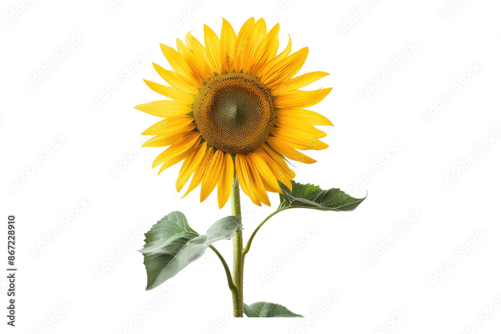 Obraz premium Sunflower isolated on transparent background