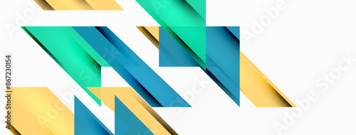 Speed and sport geometric background. Color lines dynamic template for wallpaper, banner, background or landing