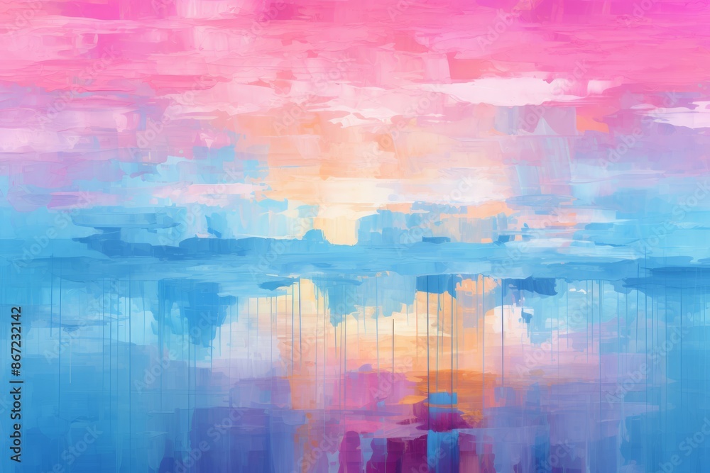 Watercolor Material Structure Background - Generative AI Watercolor Material Structure Background - Generative AI