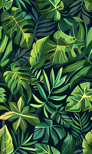 Wallpaper Mural wallpaper, tiles or carpet cartoon illustrator, seamless pattern. Torontodigital.ca