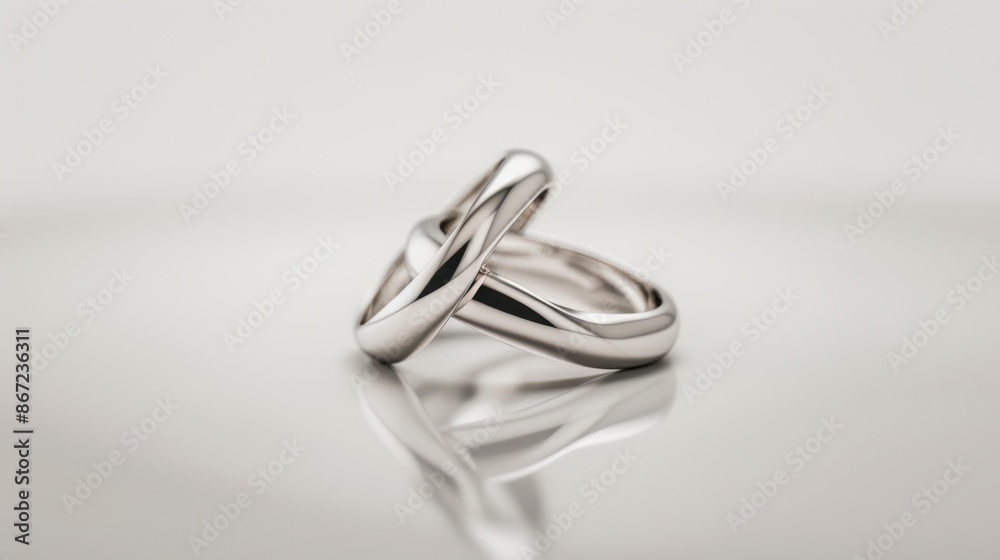 The Wedding Rings Intertwined