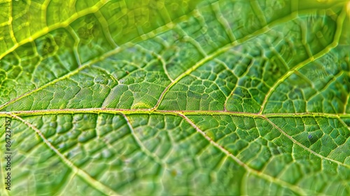 Abstract natural floral Green tropical plant close-up background