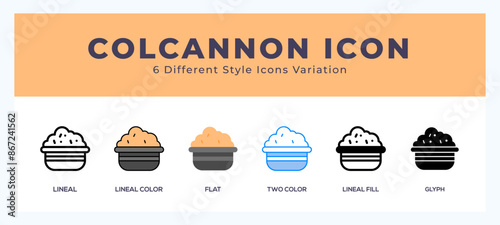 Colcannon icon. high quality icon symbol for web design