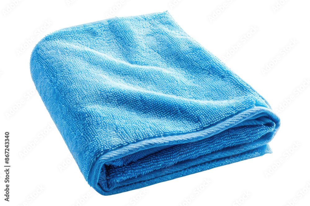 Microfiber towel isolated on transparent background Microfiber towel isolated on transparent background