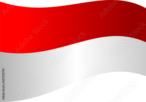 Free Download Red and white flag illustration vector - GFXLoad