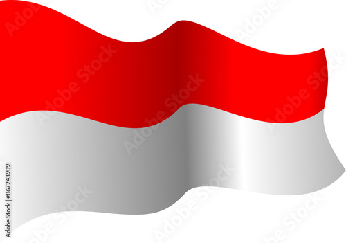 Free Download Red and white flag illustration vector - GFXLoad