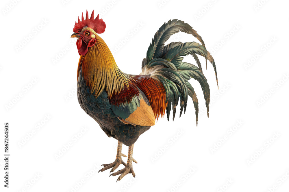 Rooster isolated on transparent background Rooster isolated on transparent background