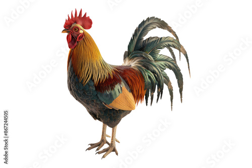 Wallpaper Mural Rooster isolated on transparent background Torontodigital.ca