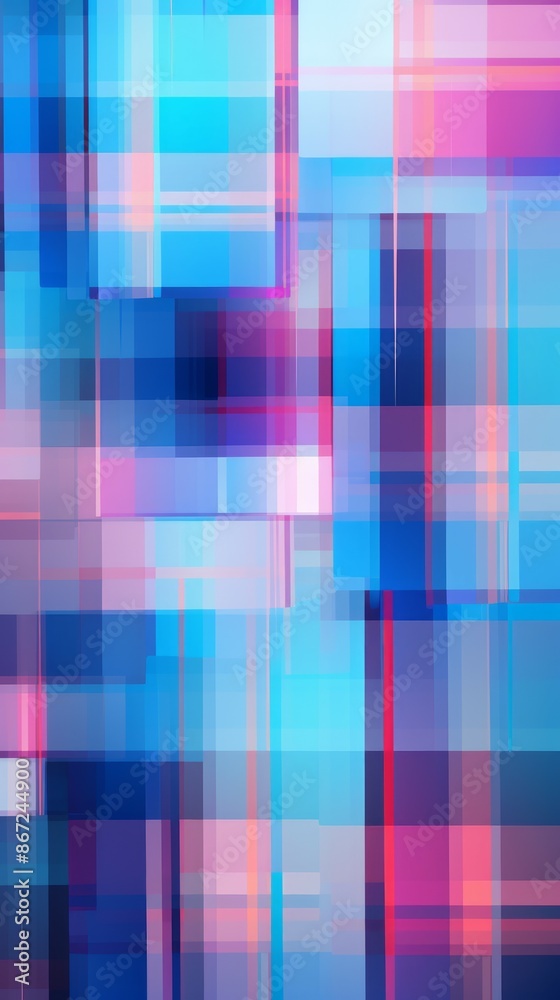 Plaid Material Structure Background - Generative AI Plaid Material Structure Background - Generative AI