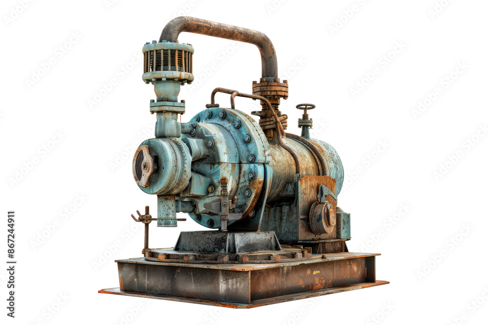Water pump isolated on transparent background Water pump isolated on transparent background