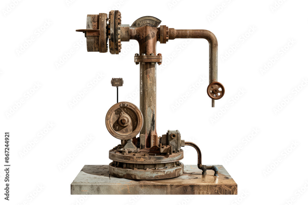 Water pump isolated on transparent background Water pump isolated on transparent background