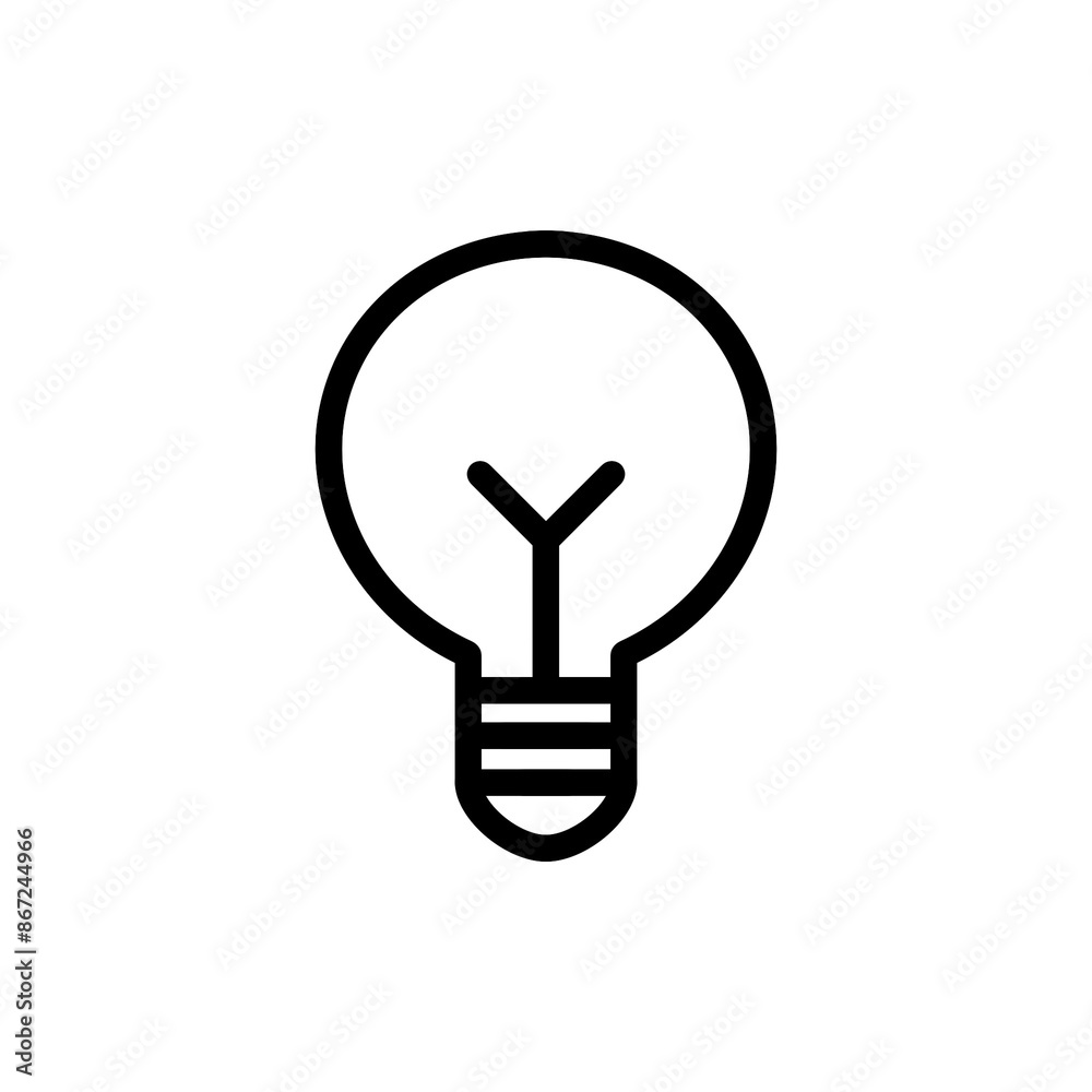 Lamp icon with simple and modern design Lamp icon with simple and modern design
