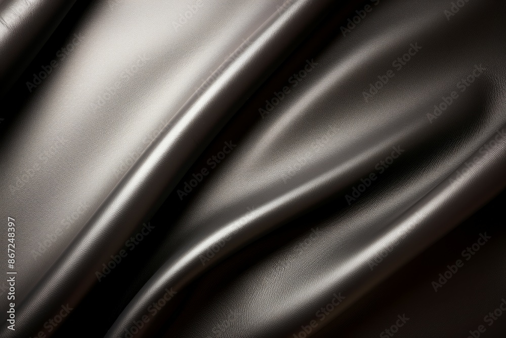 Obraz premium Leather Material Structure Background - Generative AI