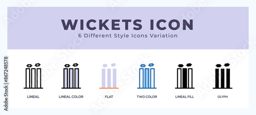 Wickets icon. high quality icon symbol for web design