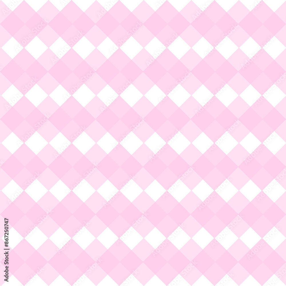 Abstract pink checkered pattern overlapping seamless background. Abstract pink checkered pattern overlapping seamless background.