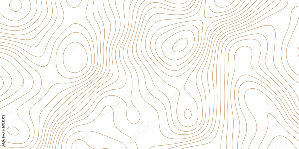 Abstract topographic contour map and geographic mountain relief background design .topography contour map white wave paper and curve brown color lines vector background . Abstract topographic contour map and geographic mountain relief background design .topography contour map white wave paper and curve brown color lines vector background .