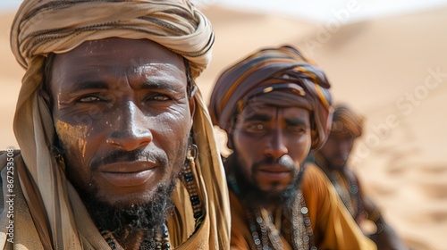 Tangier men looking at the camera.