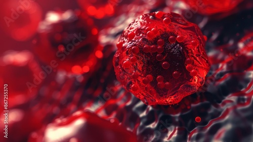 Immune checkpoint molecules on cancer cells, medical illustration, inhibitory signals