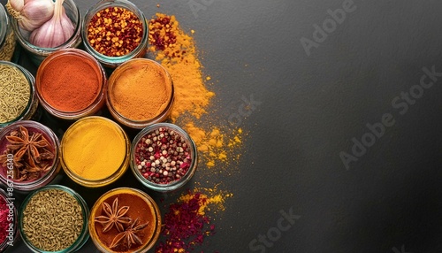 Exotic Spice Market - Depict a colorful, aromatic spice market with mounds of spices
