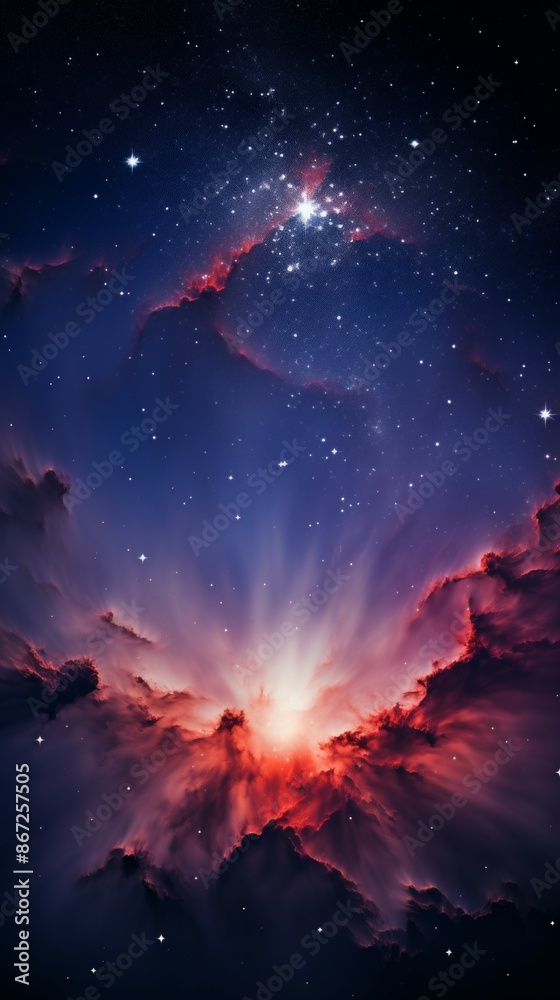 Fototapeta premium Galaxy Material Structure Background - Generative AI
