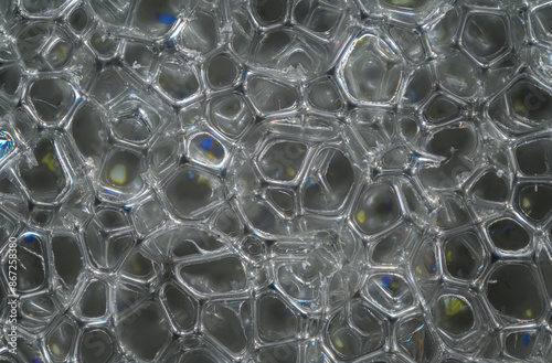 buble like synthetic material texture in detail