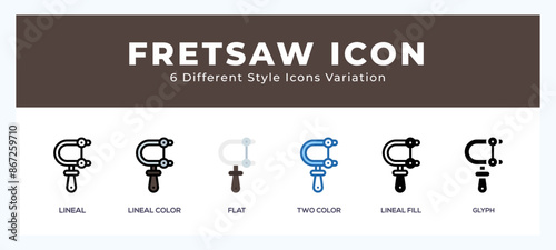 Fretsaw icon. high quality icon symbol for web design