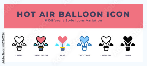 Hot air icon vector illustration. trendy styles